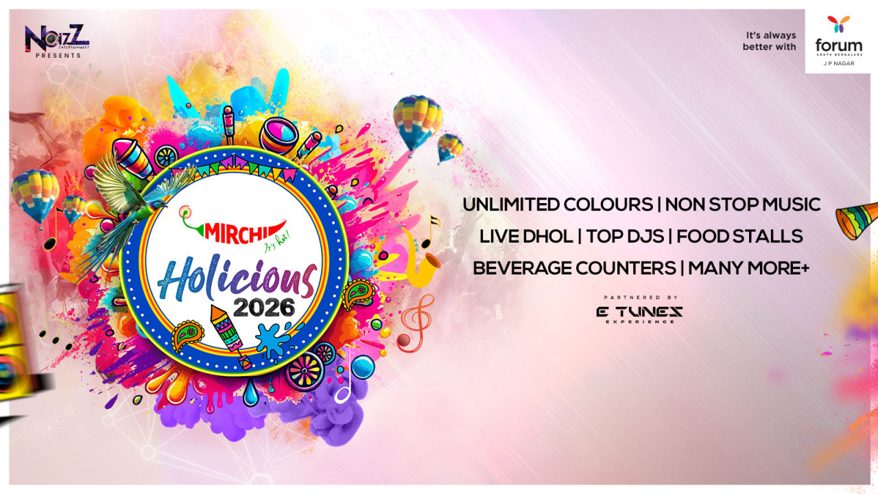 HOLICIOUS - South Bengaluru Best Holi Bash