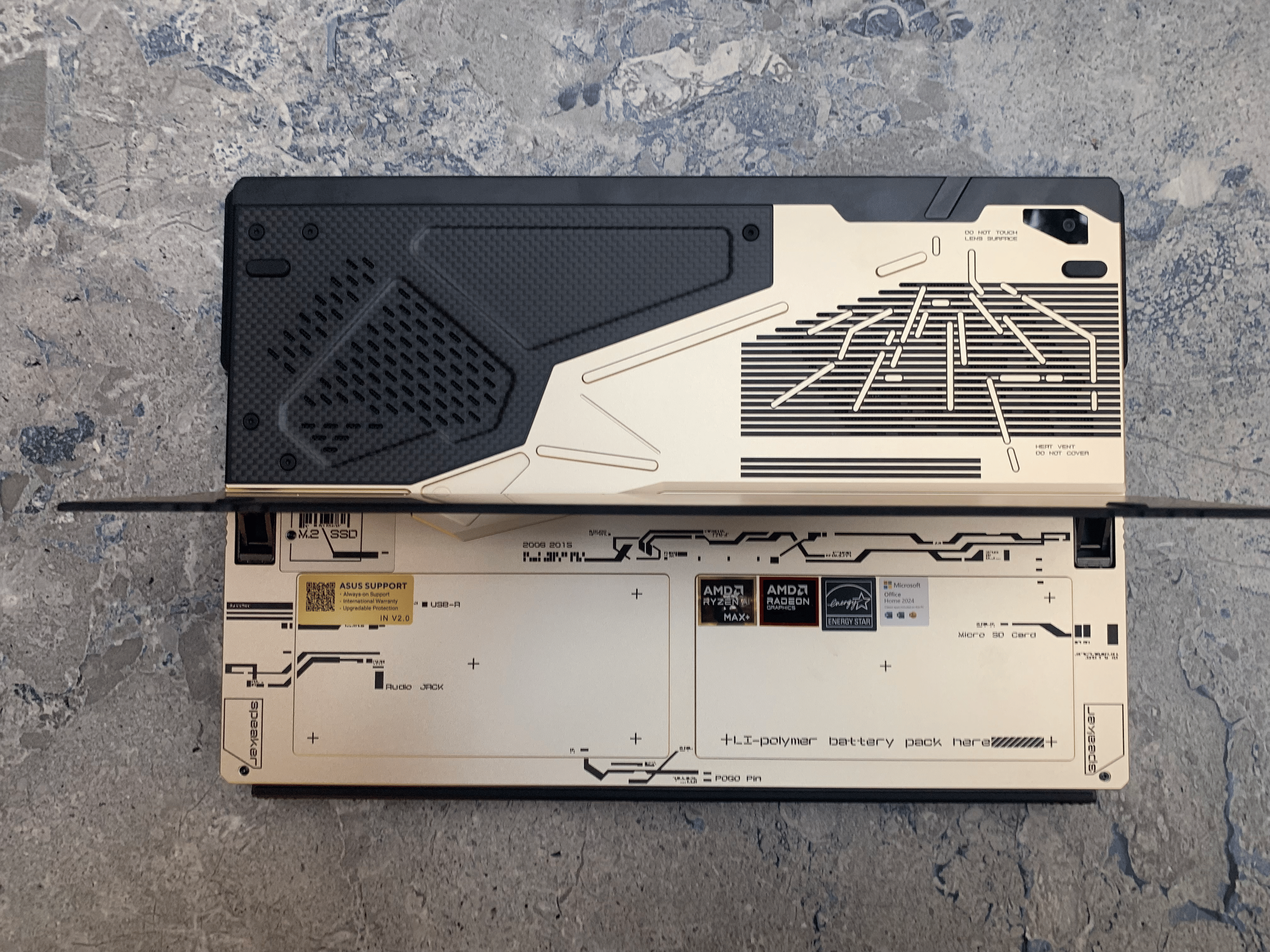 This laptop looks like it has jumped out of a videogame. (Image Credit: Aditya Madanapalle/News9). 