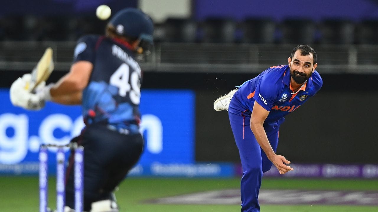 Mohammed Shami India Vs Namibia T20 World Cup Getty