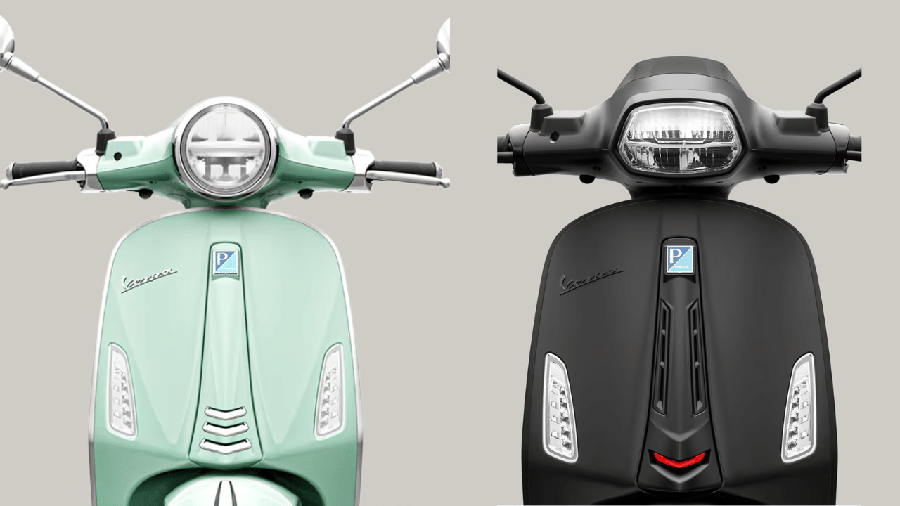 2026 Vespa Primavera and Sprint S front