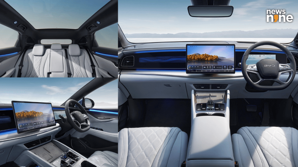 BYD SEALION 7 First Anniversary Edition comes with distinctive Tahiti Blue interior colour theme