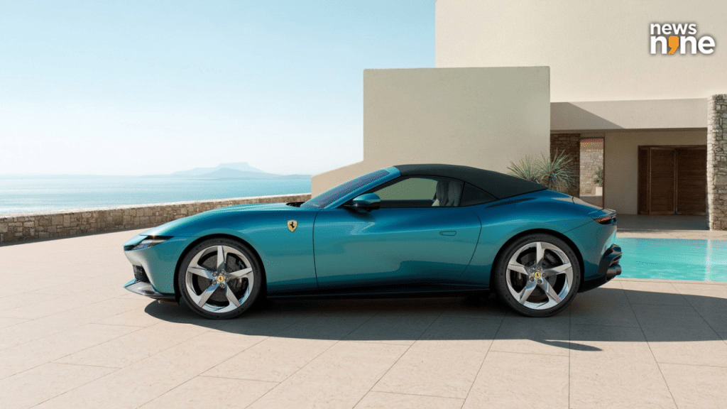 Ferrari Amalfi Spider with roof up