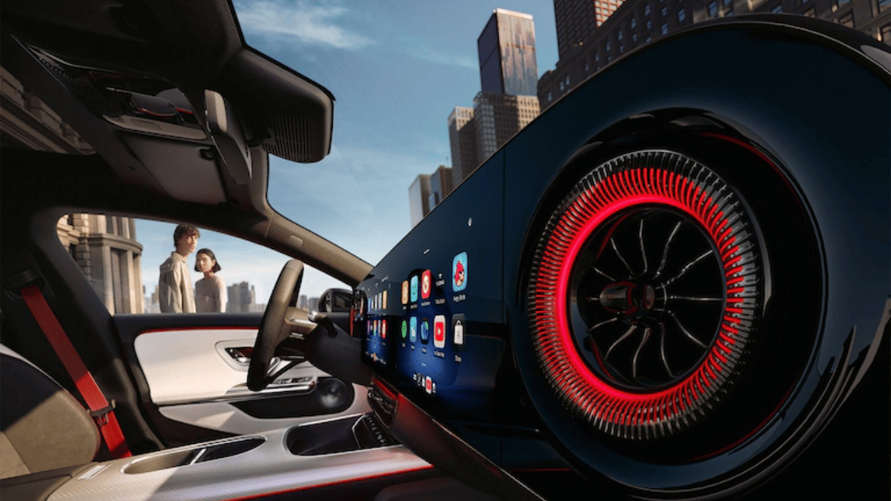 Mercedes-Benz CLA EV interior