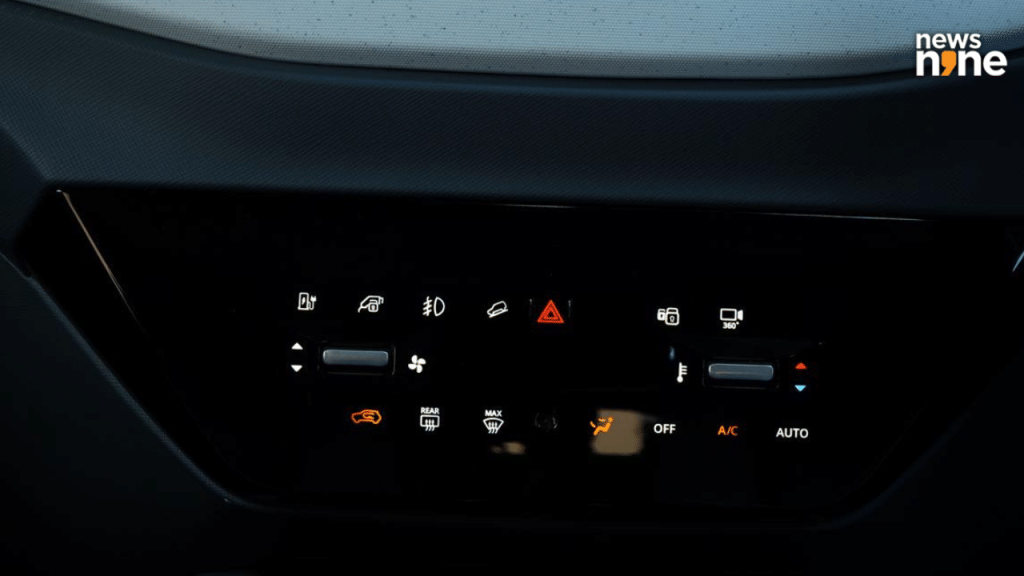 Tata Punch touch-sensitive control-panel