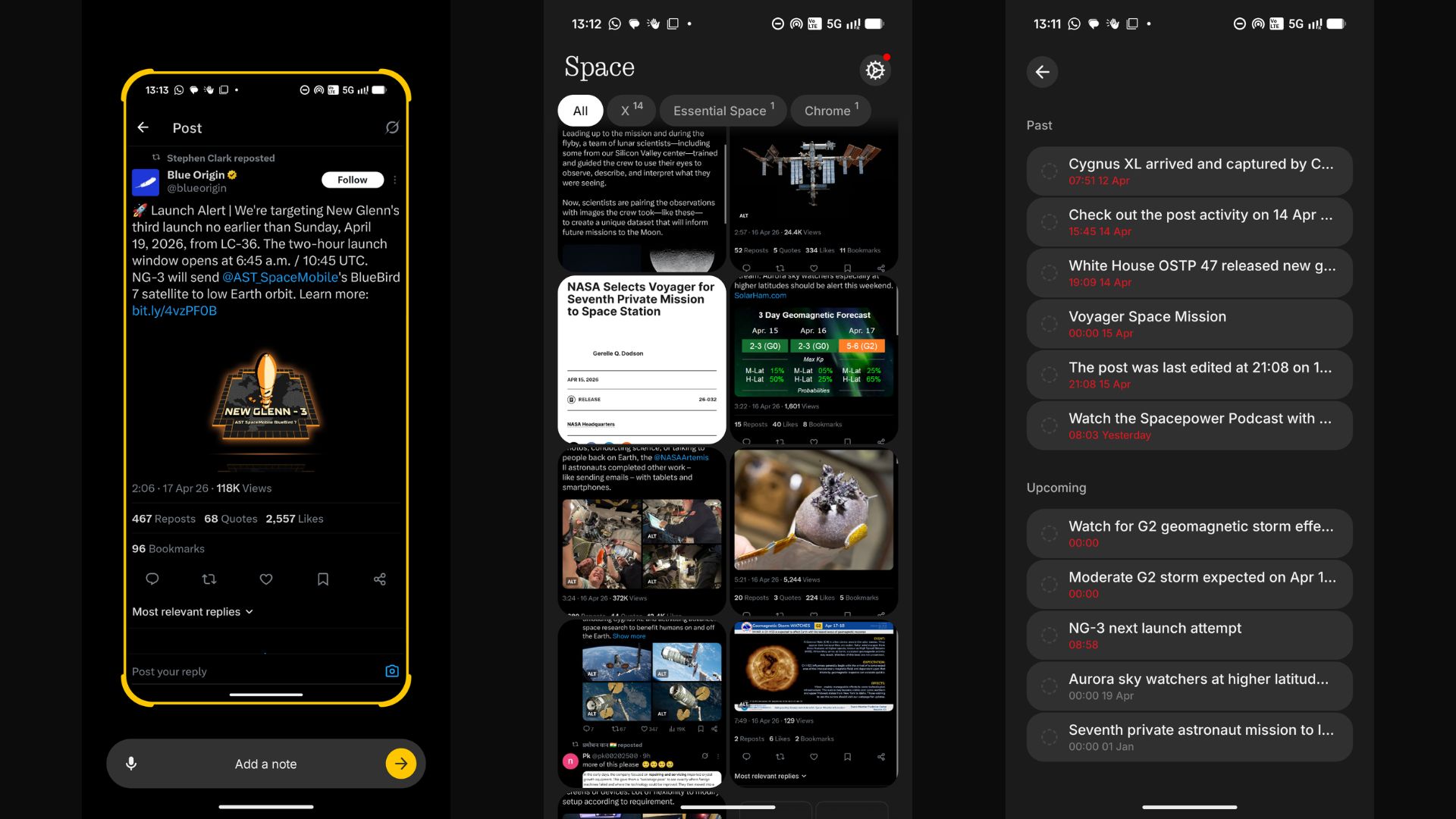 How to use the space app. (Image Credit: Aditya Madanapalle). 