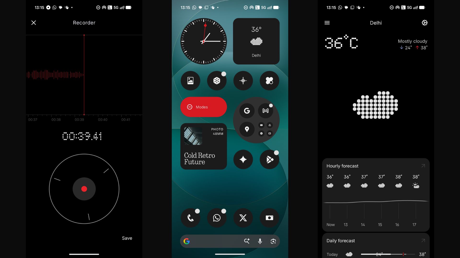 We really liked the UI of this phone. (Image Credit: Aditya Madanapalle). 