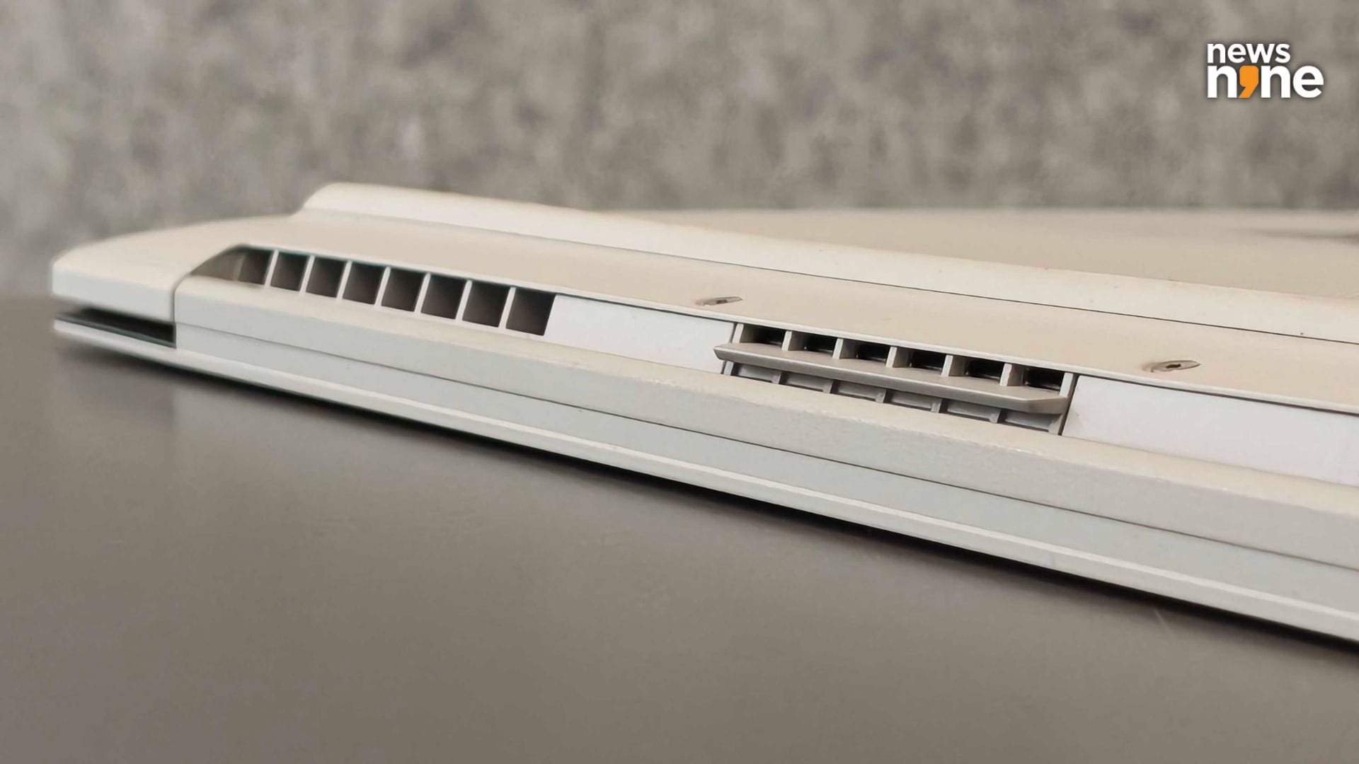 The vents at the back of the ExpertBook Ultra. (Image Credit: Aditya Madanapalle/News9). 