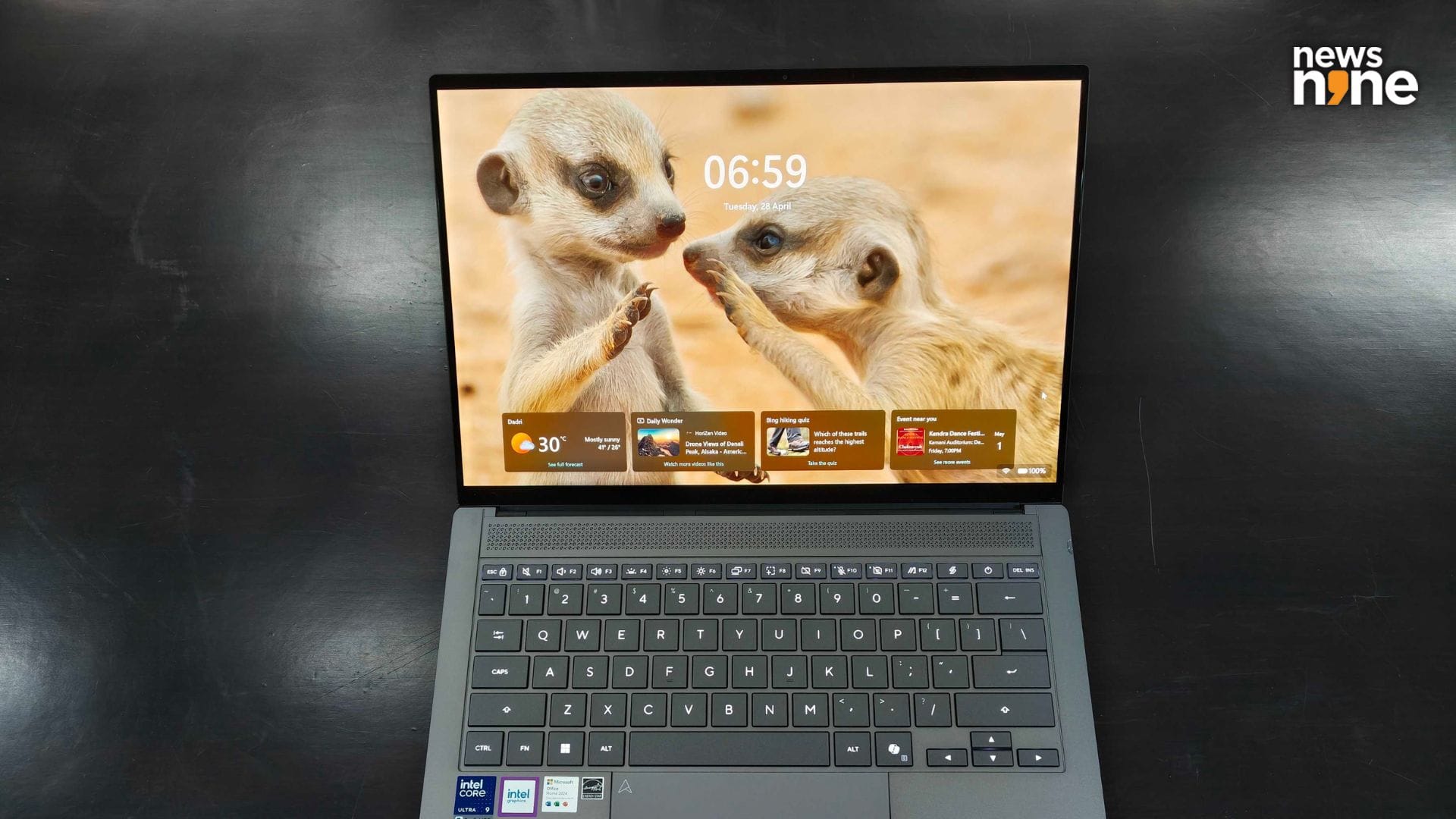 The Zenbook S14 is a fun device to use. (Image Credit: Aditya Madanapalle/News9). 