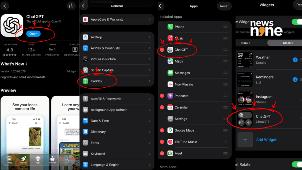 ChatGPT on CarPlay ios27.4 