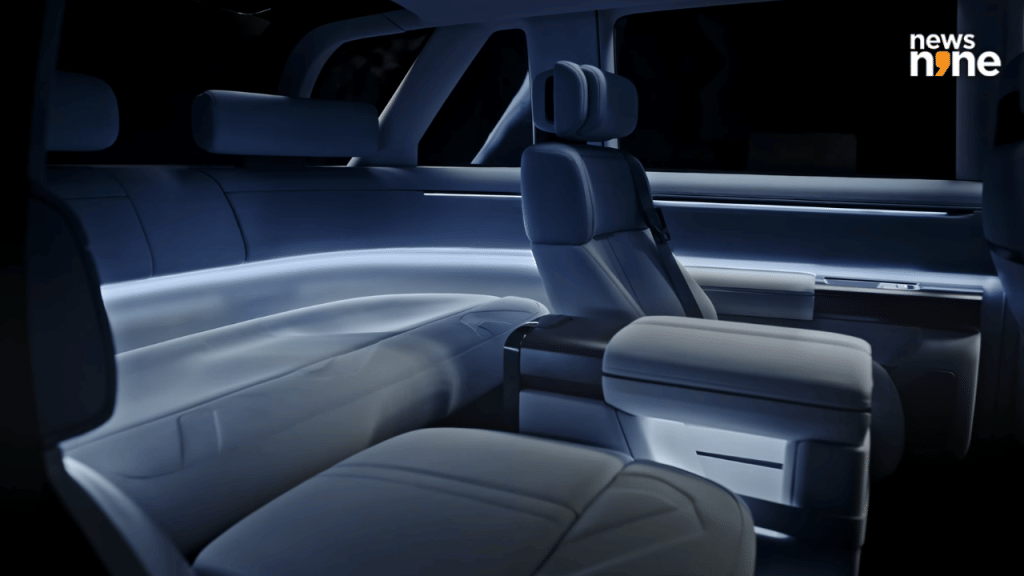 JLR and Chery Concept 97 gets limousing like curved seats but that won't be coming to production