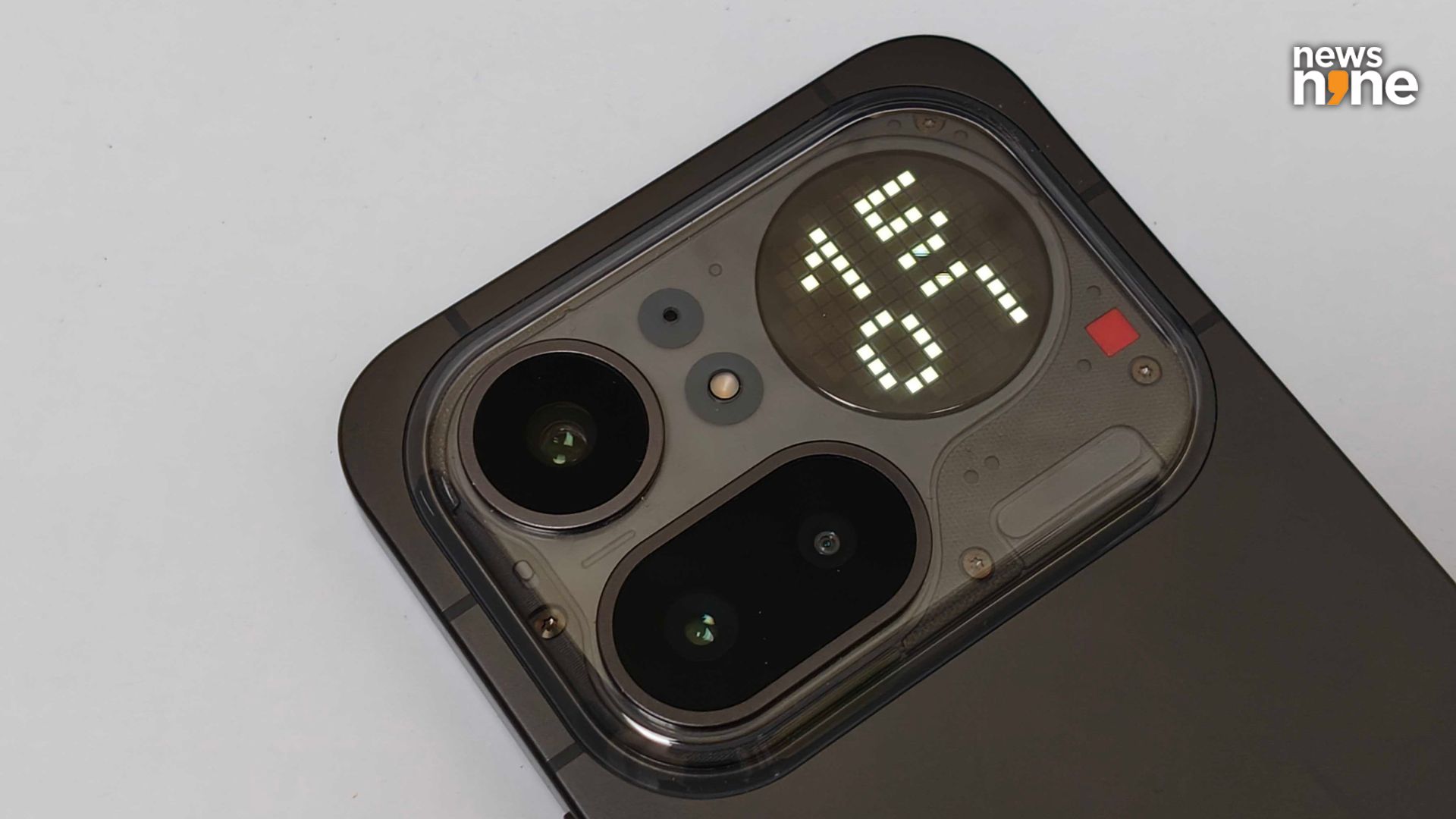 The distinctive transparent island on the back is pretty eye-catching. (Image Credit: Aditya Madanapalle/News9). 