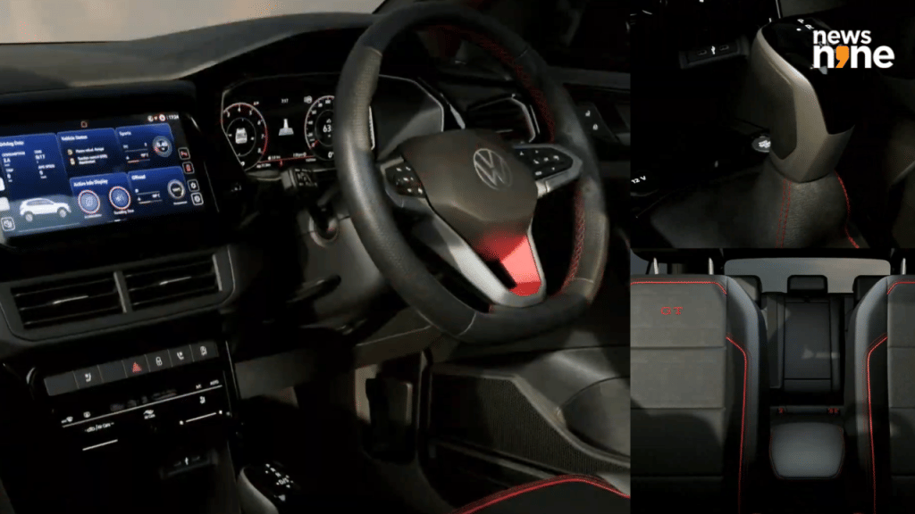 Volkswagen Taigun facelift interior is familiar but comes with updated trims and colour options