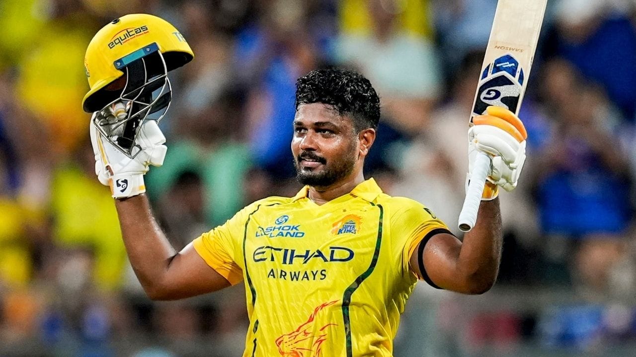 Sanju Samson Century Mi Vs Csk Pti