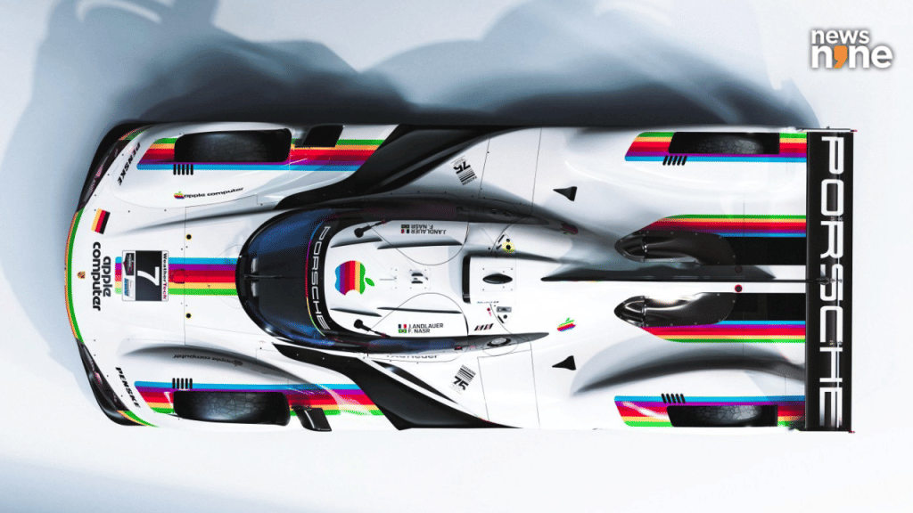 Porsche will race two 963 in the Apple livery to pay homage