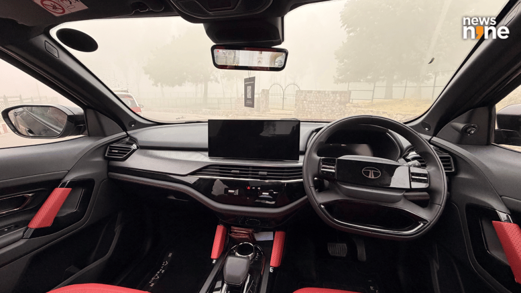 Tata Safari Dark Red  petrol's interior used for representation purpose only