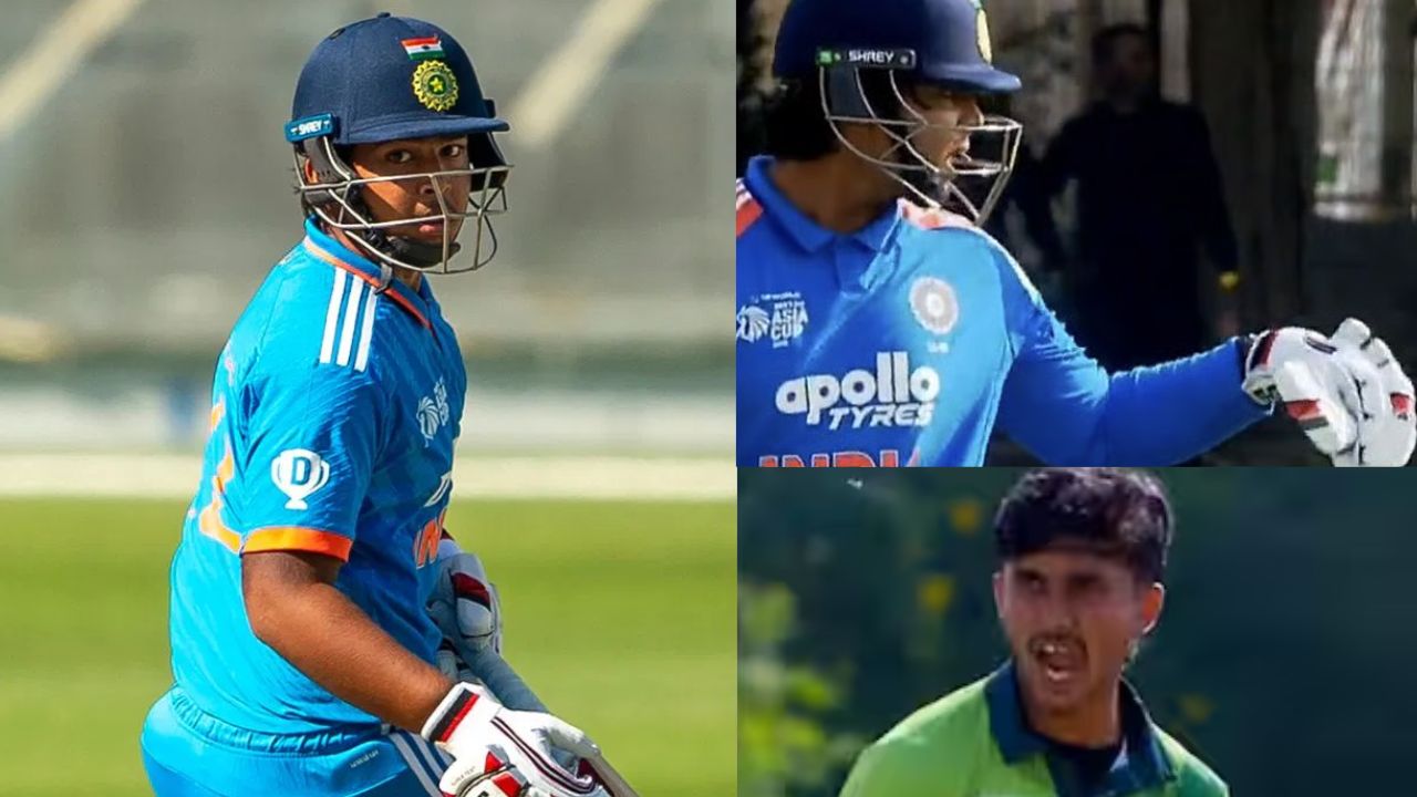 'मेरे पैर की धूल है तू.....' वैभव को OUT करने वाले पाकिस्तानी खिलाड़ी ने लांघी सारी मर्यादा, तो सूर्यवंशी ने भी दिया जवाब 14 'मेरे पैर की धूल है तू.....' Vaibhav को OUT करने वाले पाकिस्तानी खिलाड़ी ने लांघी सारी मर्यादा, तो सूर्यवंशी ने भी दिया जवाब